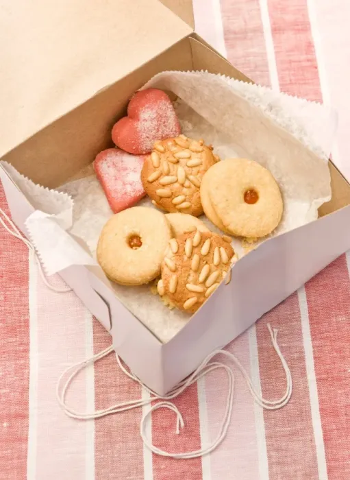 Framed Print : Box of Italian cookies Framed Print : Box of Italian cookies