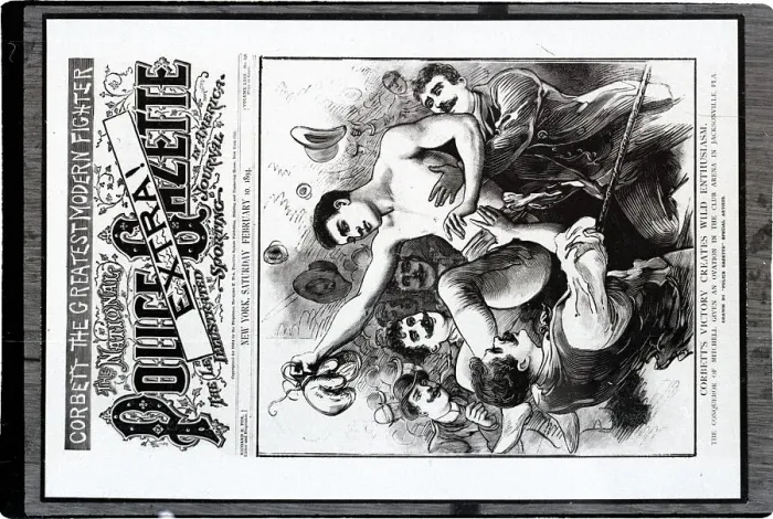 Framed Print : Boxer Corbett Given Ovation Framed Print : Boxer Corbett Given Ovation