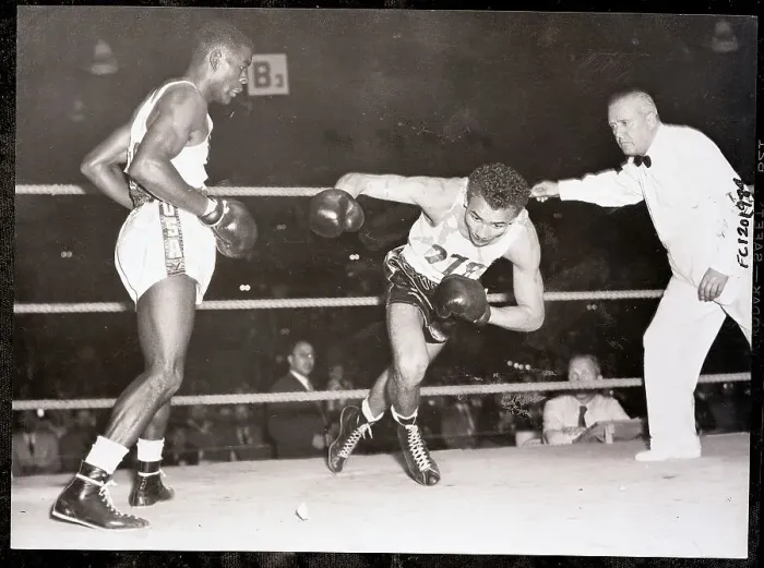 Framed Print : Boxer Falls to Canvas Framed Print : Boxer Falls to Canvas