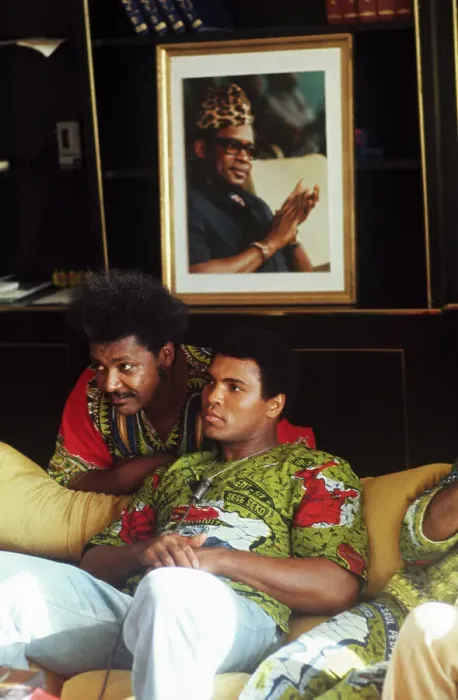 Framed Print : Boxer Muhammad Ali with Promotor Don King Framed Print : Boxer Muhammad Ali with Promotor Don King