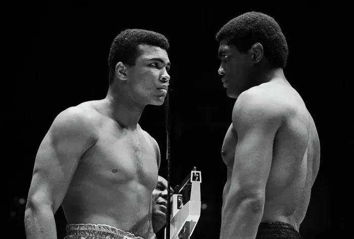 Framed Print : Boxers Ali and Terrell Facing One Another Framed Print : Boxers Ali and Terrell Facing One Another