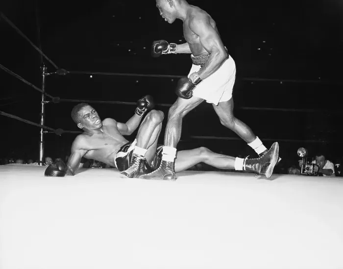 Framed Print : Boxers Ike Williams and Jimmy Carter Framed Print : Boxers Ike Williams and Jimmy Carter