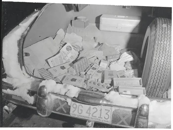 Framed Print : Boxes of Coins Inside a Car Trunk Framed Print : Boxes of Coins Inside a Car Trunk