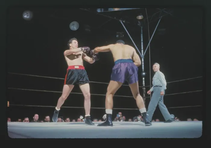 Framed Print : Boxing Action with Joe Louis and Billy Conn Framed Print : Boxing Action with Joe Louis and Billy Conn