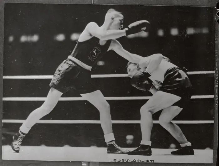 Framed Print : Boxing Action at Wembley