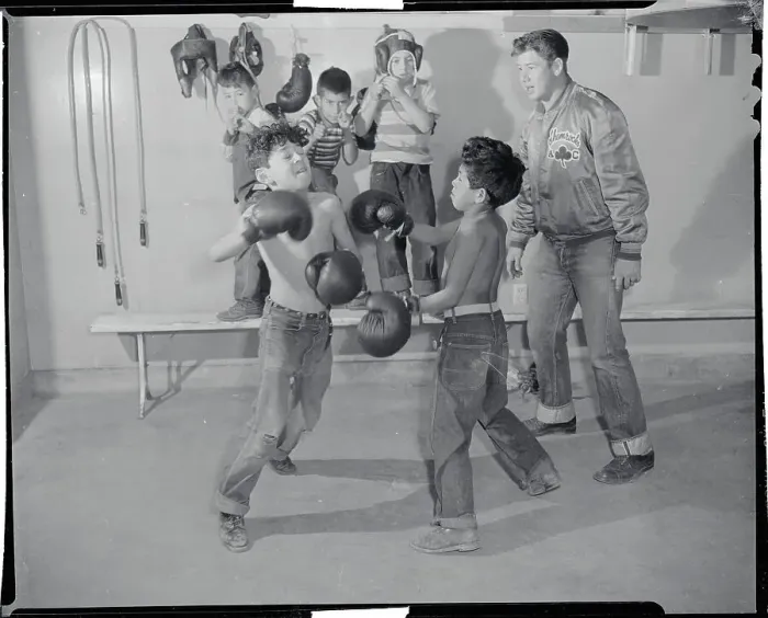 Framed Print : Boxing Boys