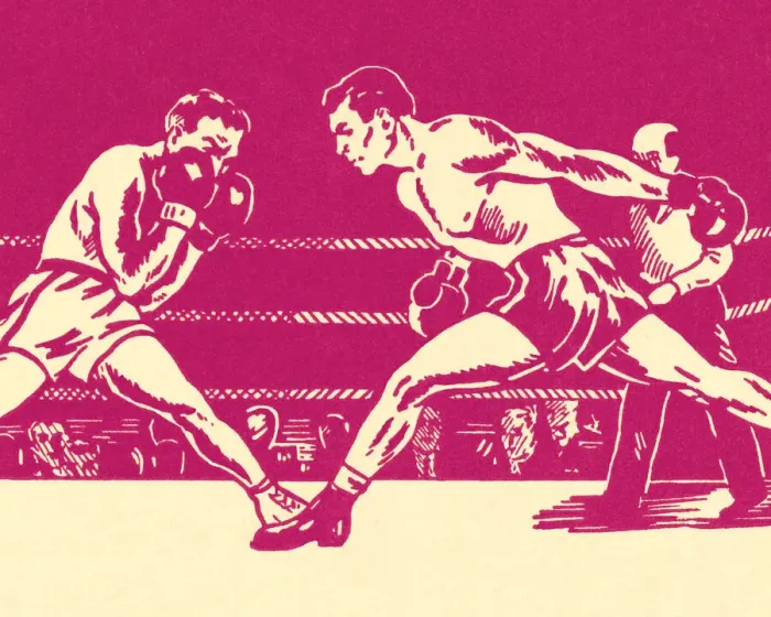 Framed Print : Boxing Match Framed Print : Boxing Match