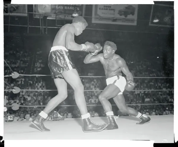 Ezzard Charles vs Hurricane Jackson Boxing Match Print. Art Prints