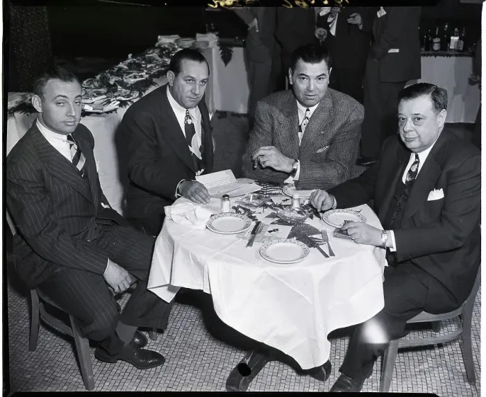 Framed Print : Boxing Promoters With Jack Dempsey Framed Print : Boxing Promoters With Jack Dempsey