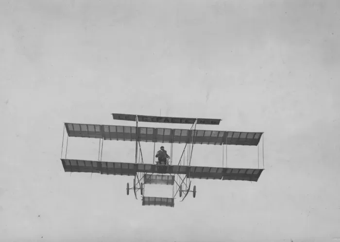 Framed Print : Boxkite In Flight Framed Print : Boxkite In Flight