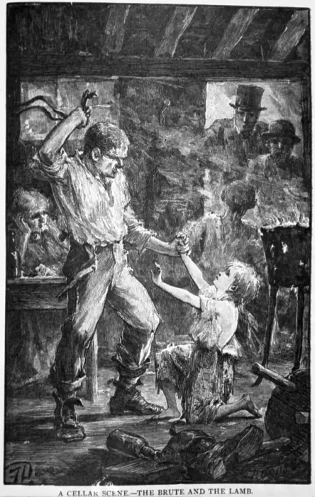 Framed Print : Boy Being Beaten