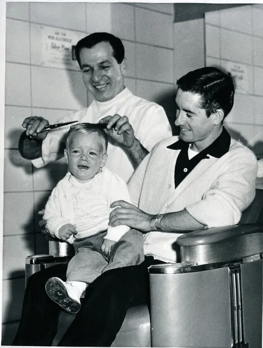 Framed Print : Boy Crying During Haircut Framed Print : Boy Crying During Haircut