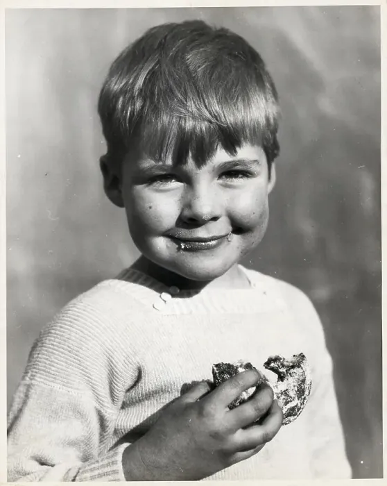 Framed Print : Boy Eating Doughnut Framed Print : Boy Eating Doughnut