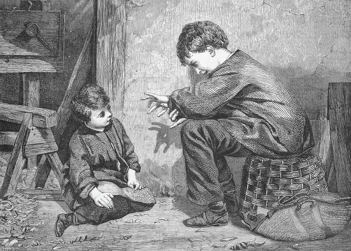Framed Print : Boy entertains his little sister with shadow play with his fingers, 1869, Germany, Historic, digitally restored reproduction of an original 19th century print, exact original date unknown Framed Print : Boy entertains his little sister with shadow play with his fingers, 1869, Germany, Historic, digitally restored reproduction of an original 19th century print, exact original date unknown