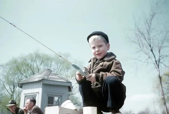 Framed Print : Boy Fishing Framed Print : Boy Fishing