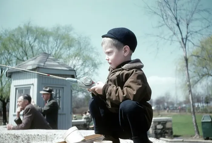 Framed Print : Boy Fishing
