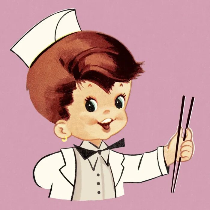 Framed Print : Boy Holding Chopsticks Framed Print : Boy Holding Chopsticks