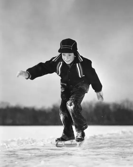 Framed Print : Boy ice-skating Framed Print : Boy ice-skating