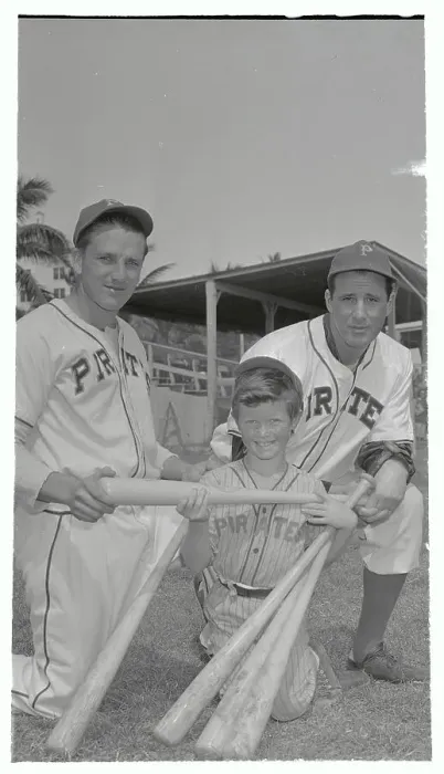 Framed Print : Boy with Pittsburgh Teammates Framed Print : Boy with Pittsburgh Teammates