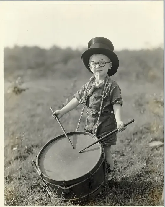 Framed Print : Boy Playing a Drum Framed Print : Boy Playing a Drum