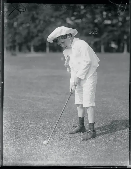 Framed Print : Boy Positioning Golf Club Framed Print : Boy Positioning Golf Club