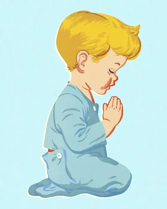 Framed Print : Boy Praying Framed Print : Boy Praying