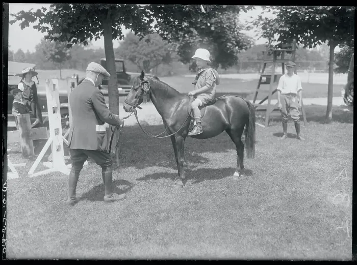 Framed Print : Boy Riding a Pony Framed Print : Boy Riding a Pony
