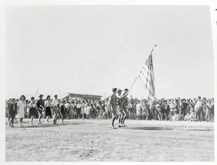 Framed Print : Boy Scouts on Parade Framed Print : Boy Scouts on Parade