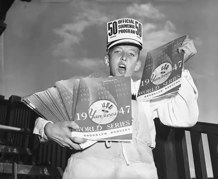 Framed Print : Boy Selling Yankee Souvenir Programs Framed Print : Boy Selling Yankee Souvenir Programs