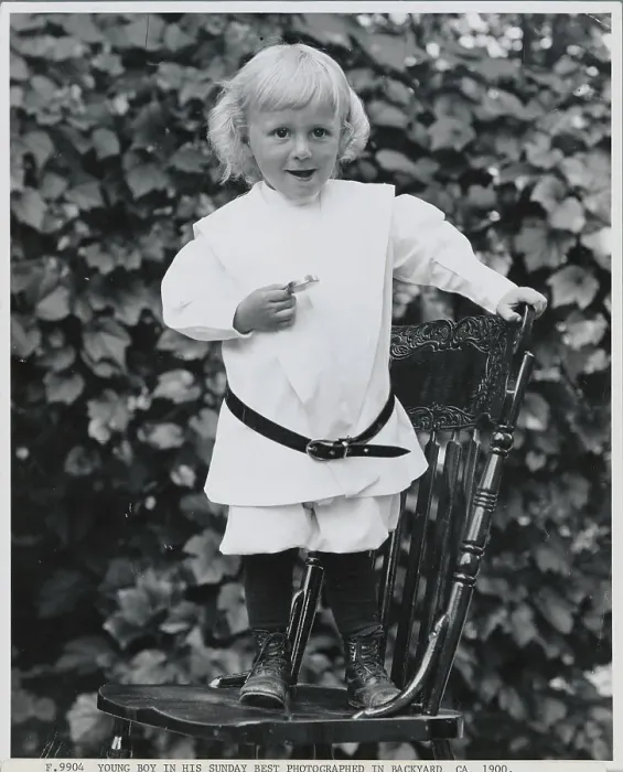 Framed Print : Boy Standing on Chair Framed Print : Boy Standing on Chair