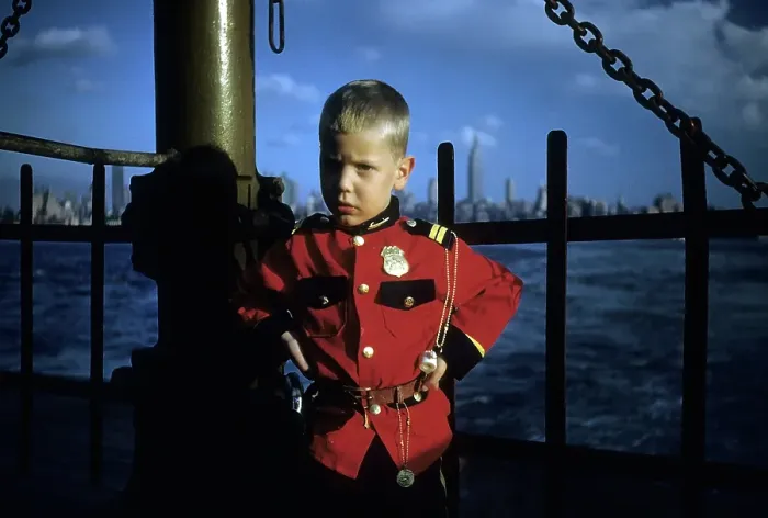 Framed Print : Boy Wears Canadian Mountie Uniform Framed Print : Boy Wears Canadian Mountie Uniform