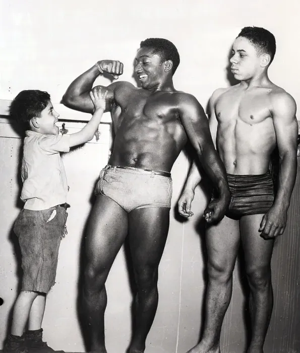 Framed Print : Boys Athletic League Body Builder Winner Framed Print : Boys Athletic League Body Builder Winner