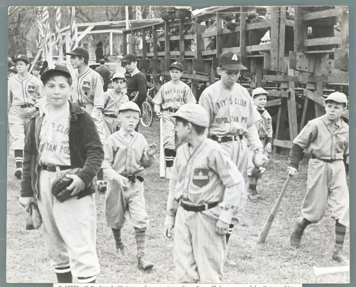 Framed Print : Boy's Club Baseball Team Framed Print : Boy's Club Baseball Team