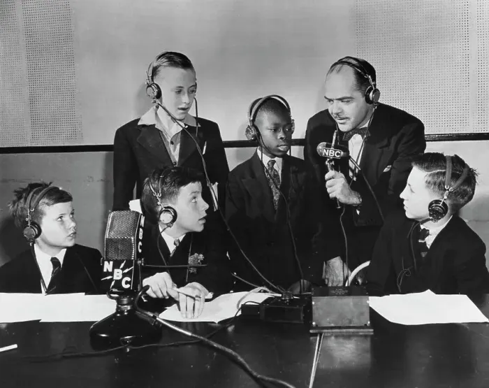 Framed Print : Boys Club U.S.A. Talks with Boys Clubs England