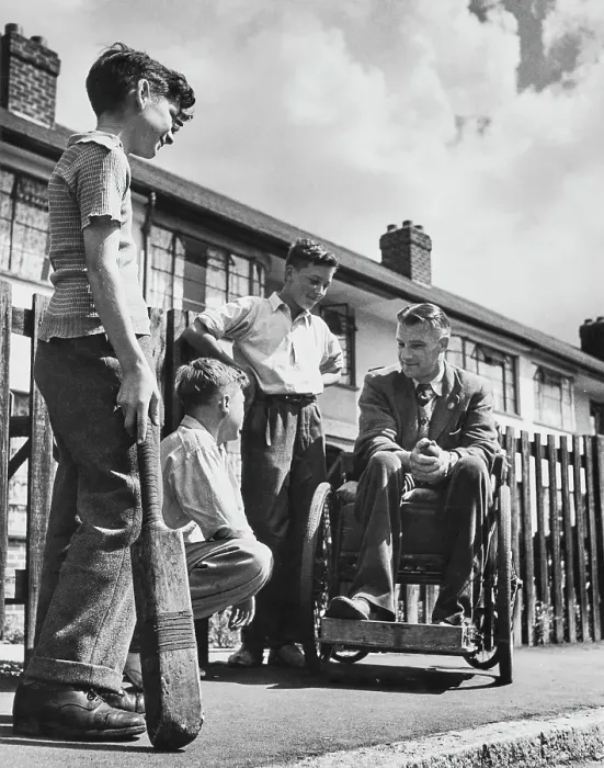 Framed Print : Boys Meet War Veteran Framed Print : Boys Meet War Veteran
