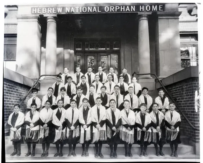 Framed Print : Boys Posing; Bar Mitzvah Candidates