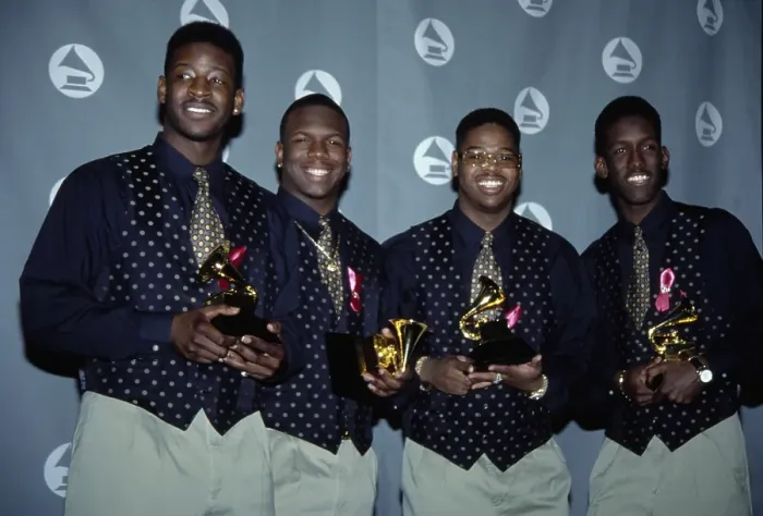 Framed Print : Boyz II Men 35th Annual Grammy Awards - Press Room Framed Print : Boyz II Men 35th Annual Grammy Awards - Press Room