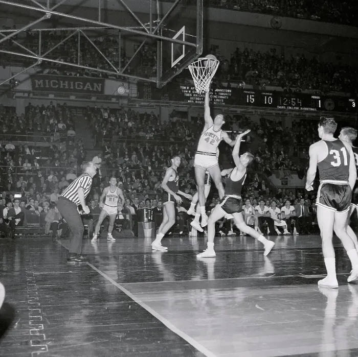 Framed Print : Bill Bradley Going up for Sure Basket Framed Print : Bill Bradley Going up for Sure Basket