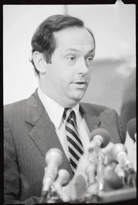 Framed Print : Bill Bradley Standing at Microphones Framed Print : Bill Bradley Standing at Microphones