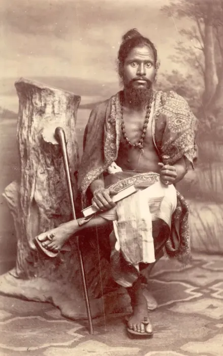Framed Print : Brahmin. A Sunnyasi Brahmin in India, circa 1870. (Photo by Hulton Archive / Getty Images) Framed Print : Brahmin. A Sunnyasi Brahmin in India, circa 1870. (Photo by Hulton Archive / Getty Images)