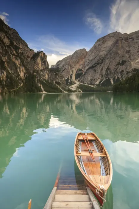 Framed Print : Braies lake Framed Print : Braies lake