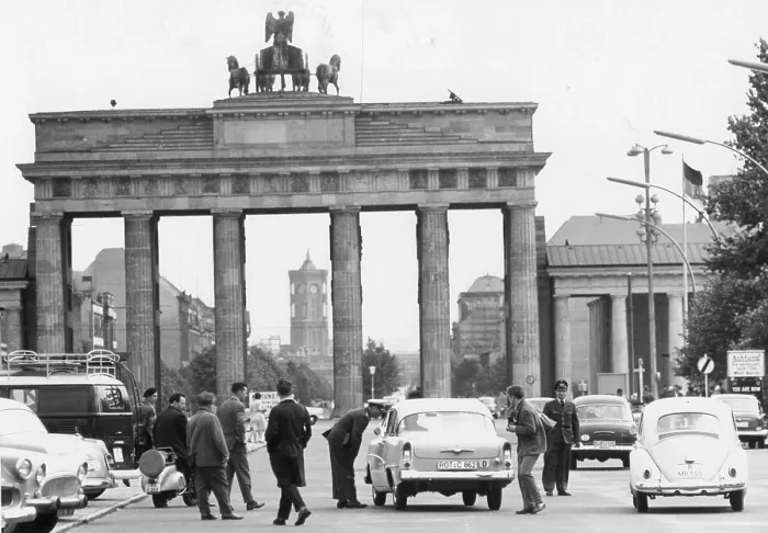 Framed Print : At The Brandenberg Gate Framed Print : At The Brandenberg Gate