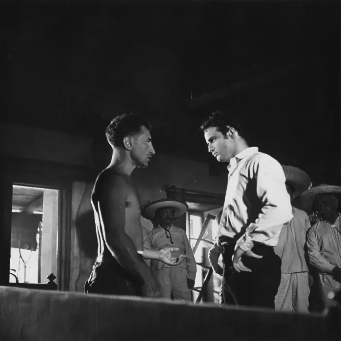 Framed Print : Brando & Kazan Framed Print : Brando & Kazan