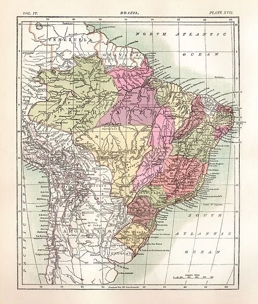 Brazil engraving 1877