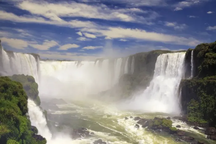 Framed Print : Brazil, Parana, Iguassu Falls National Park