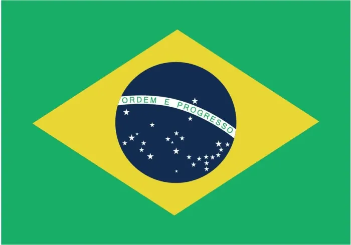 Framed Print : Brazilian Flag (Official Colors) Framed Print : Brazilian Flag (Official Colors)