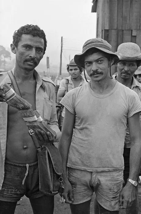 Framed Print : Brazilian Miner With Cash Framed Print : Brazilian Miner With Cash