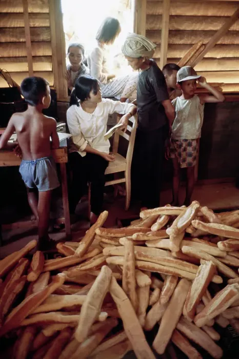 Framed Print : Bread Distribution Framed Print : Bread Distribution
