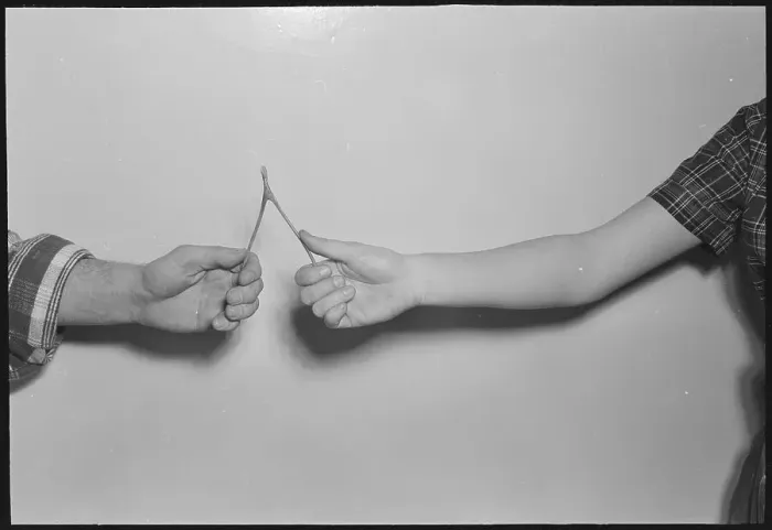 Framed Print : Breaking a Wishbone Framed Print : Breaking a Wishbone