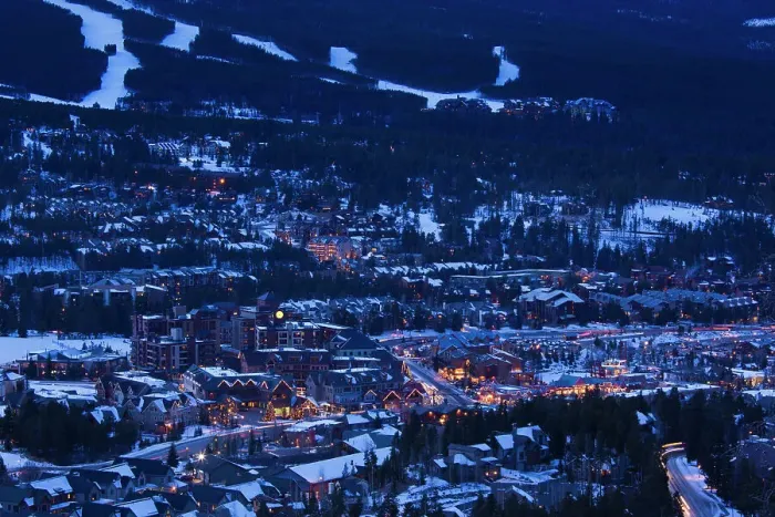 Framed Print : Breckenridge Dusk View Framed Print : Breckenridge Dusk View